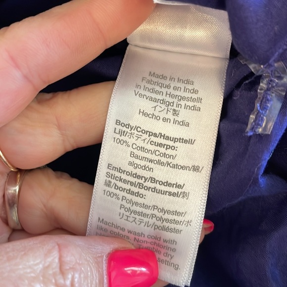 J. CREW ORIGINAL BEACHWEAR beach cover dress Eyelet Ruffled ORGANIC size S - Picture 14 of 15